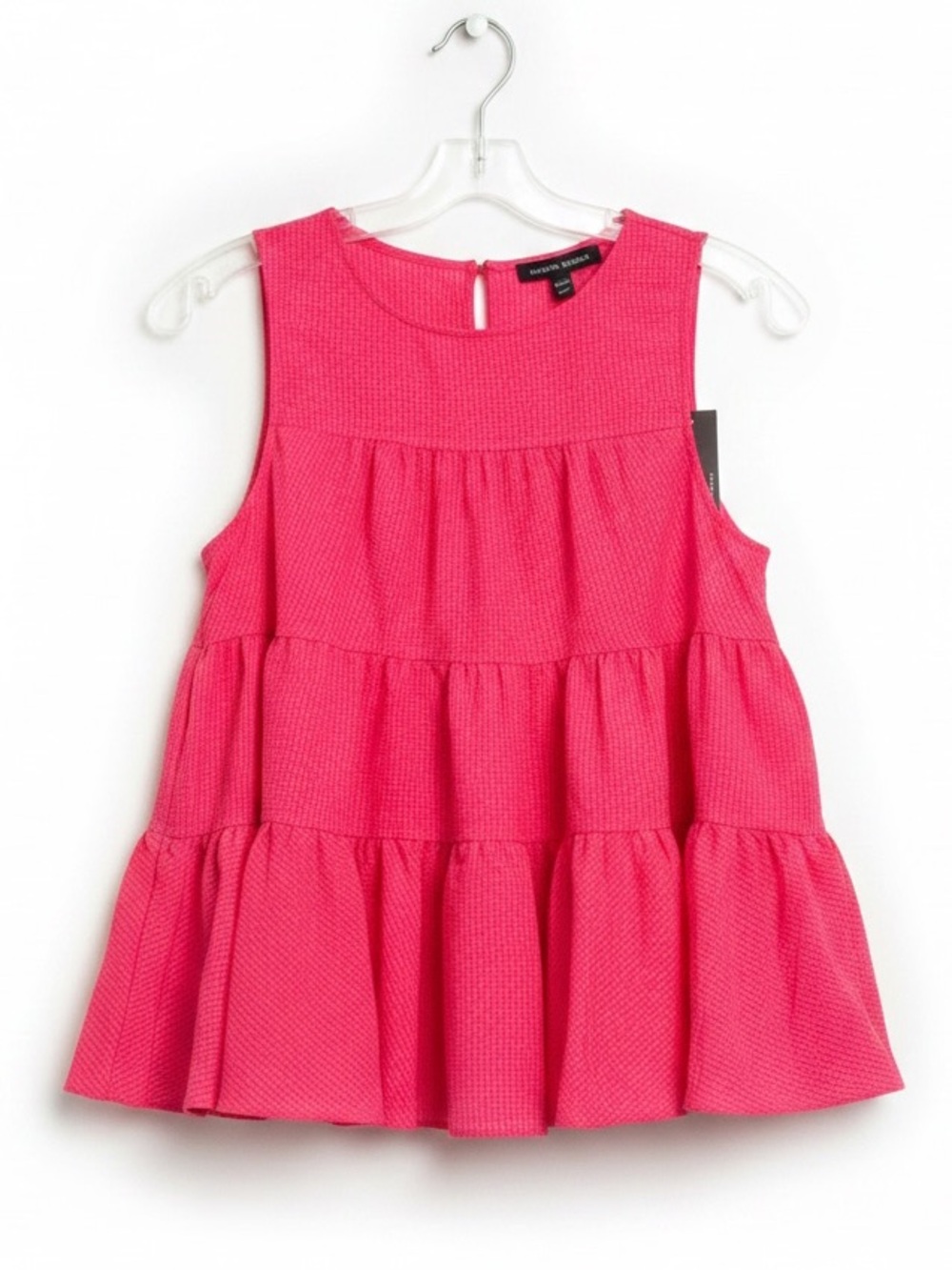 Banana Republic NEW Baby Doll Tiered Swing Top Boho Blouse Textured Lightweight